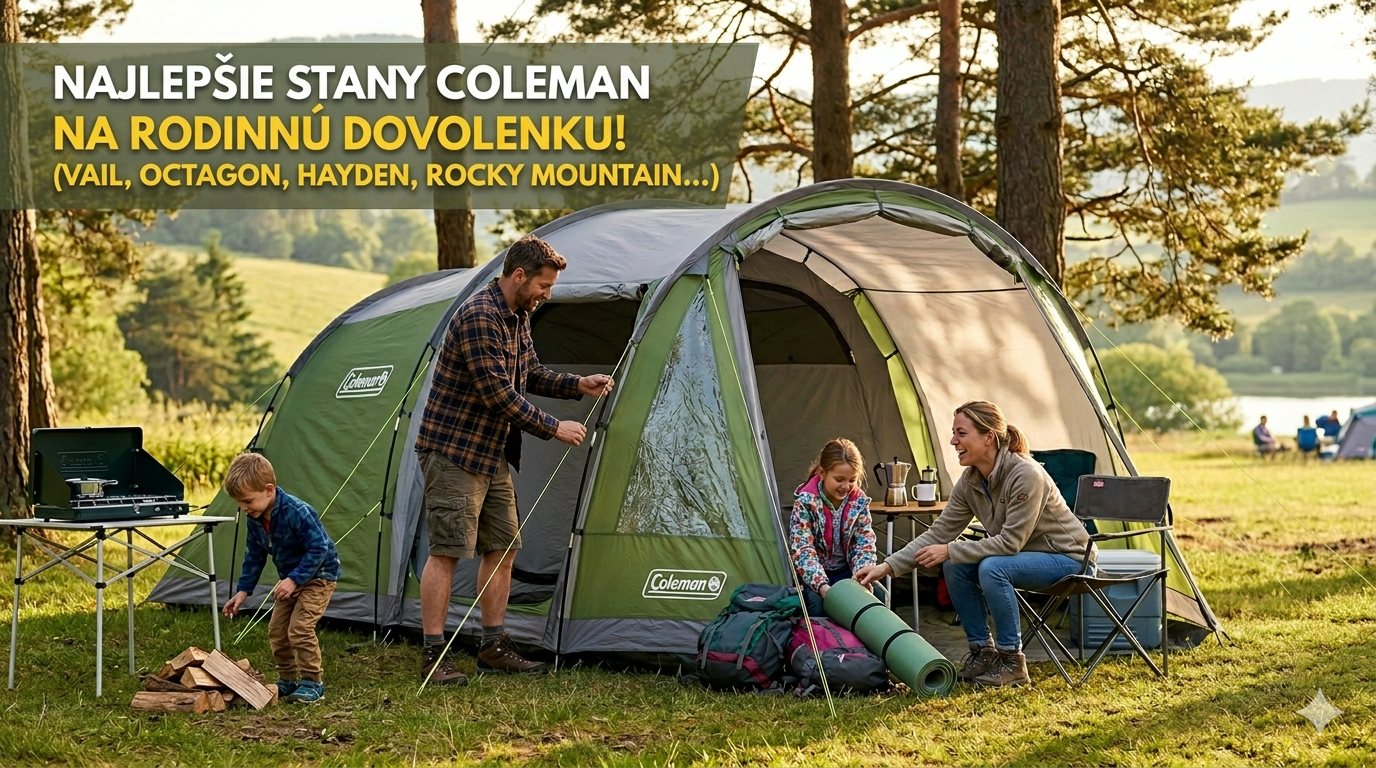 Rodinná stanovačka v prírode či v kempe s Coleman! Rodinná stanovačka v prírode či v kempe s Coleman!